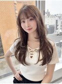 【TAKAHIDE】透明感ベージュ×ハッシュカット