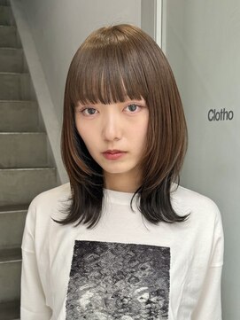クロト(Clotho) レイヤー/セミロングボブ髪質改善縮毛矯正白髪ぼかしショート