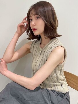 ジルブラン 土浦(JIL BLAN) ハイライトバレイヤージュダブルカラーケアブリーチ20代30代