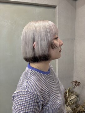 ファビ 渋谷(Fab) くびれヘア/暗めカラー/アプリコットオレンジ/縮毛矯正