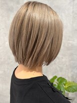 ルーツ(Roots)&nbsp;レイヤーボブ/ベージュカラー/ミルクティーベージュ