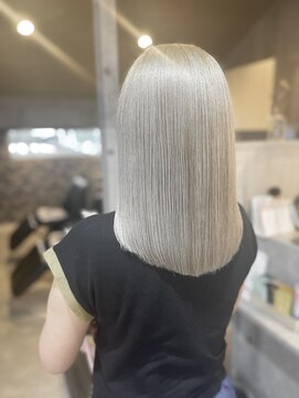 エルフグローリー(elf -glory-) Wブリーチで作る【パールホワイト】by.keitaro