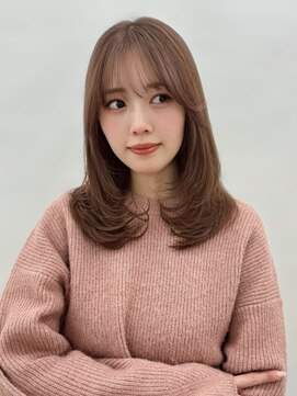 ジーナ 梅田(Zina) 顔まわり/くびれ/レイヤーカット/髪質改善/大阪/kyoka