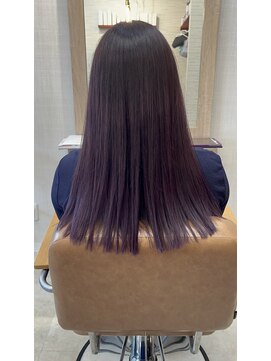 モアヘアーセカンド(MORE-HAIR Second) ピンクラベンダーのグラデーションカラー