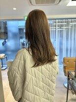 シエル バイ ケンジ 登戸 生田(CIEL by KENJE)&nbsp;ブリーチなしダブルカラー/オリーブベージュ/レイヤーカット