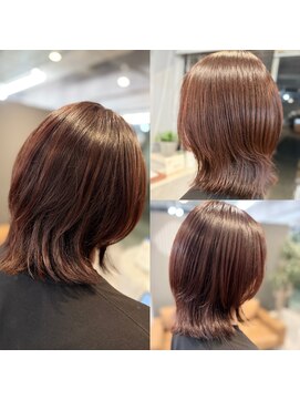 外はねボブスタイル