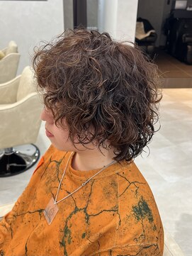 個性がだせるパーマスタイル