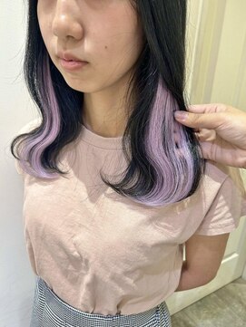 フーバイケンジ(fuu + KENJE) エクステで簡単可愛いラベンダーカラー/大谷