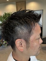 グム(GUM) 大人メンズ◎自然な刈り上げ+立ち上げショート