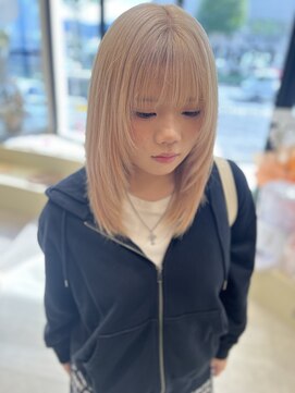 ヘアーザラブズラフズ オーガニカ 北九州(HAIR THE LOVES LAUGHS ORGANICA) ホワイトブロンド