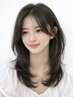 【韓国女性ぽいCカールに】カット＋ボリュームマジックストレート￥28080