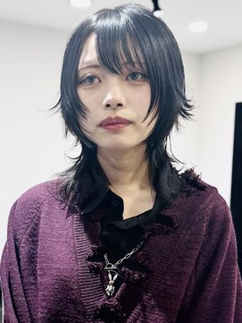 ジェムヘアスタジオ 平塚西口店(Gem Hair Studio) Gem Hair Studio 姉崎 外ハネウルフレイヤー