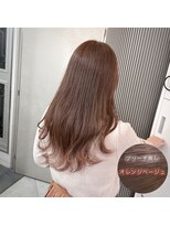 ミエルヘアーエスト 新宿店(mielhair est)&nbsp;ブリーチ無し♪オレンジベージュ