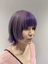 ビルダ バイ ブランカ(BILDA by BLANCA)&nbsp;ウルフボブ×ラベンダーパープル