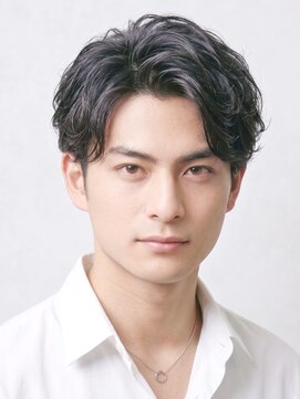アルム 恵比寿(ARUIM) メンズカットパーマゆるめメンズビジネス刈上げ七三眉毛20代30代