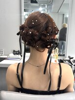 クレア(Crea) 結婚式 お呼ばれ ヘアセット