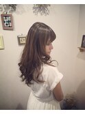 ハイライトオンロングヘアー