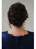 結婚式お呼ばれヘアセット
