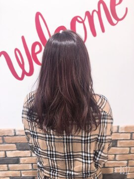 ルーツ(Root) 美髪　ハイライト　ピンクアッシュ