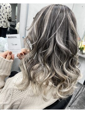 レディアル 大宮(REDEAL) 【REDEAL大宮】エアータッチバレイヤージュ[ハイライトメッシュ]