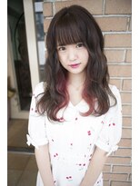 サロンドミルク 原宿(salon de MiLK) 【salon de MiLK 原宿】ベージュ×インナーチェリーピンク