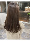 ナチュラルベージュ × ロングヘア