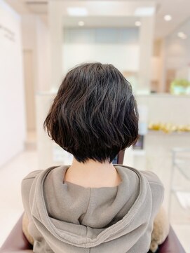 クール ヘアー ギャラリー 神明町店(COOL Hair gallery) ふんわりエアウェーブ×大人ショート