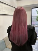 #ロングスタイル#カシスピンク