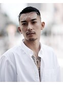 ベリショフェードカット　短髪　barber