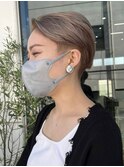 ダブルカラーミルクティーベージュカラーケアブリーチハイトーン