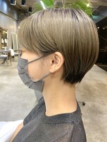 ミラバイグリーン(Mira by green)&nbsp;ショート/ショートボブ/グレージュカラー/シースルーバング