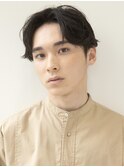 爽やか ショート アップバングセンターパート