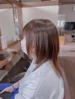 プレッソヘアー Presso hair&nbsp;顔周りの後れ毛を作りました