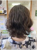 パーマ＋ファッションカラー