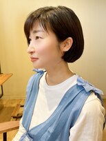 ヘアー ドレッサー パワードール(Hair Dresser)&nbsp;あごラインの厚めボブ