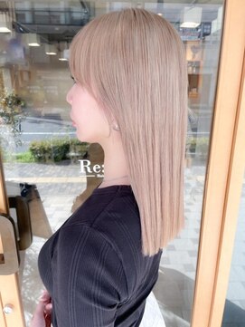 レオン(Re:ON) ミルクティーベージュ