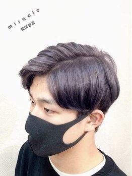 ミラクル 美容室(miracle)の写真/【韓国サロン/メンズ大人気】ハイクオリティ×お手頃価格だから何度でも通いやすい◇