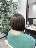 ショートボブ/ボブ/ショートヘア/ショートカット/ブリーチなし