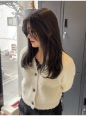 オリーブグレー×レイヤー