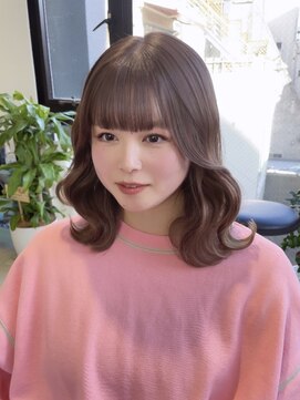 エスアンドケー 下通店(S&K) brown/波巻きwave