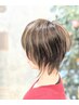 カット＋クリアグレイカラー＋ポイントハイライト+ヘアデトックスTR[三鷹]