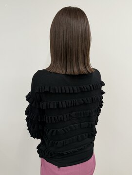 ノウハウ タニマチ(KNOWHOW tanimachi) 白髪ぼかしグレージュ　白髪率20%