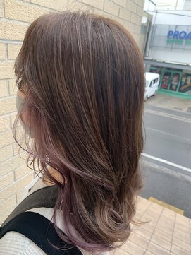 オルガ ヘアアンドメイク(Oluga hair&make) 春色インナーカラー