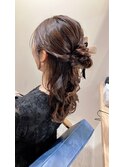 ☆*:.結婚式お呼ばれアレンジ.:*☆