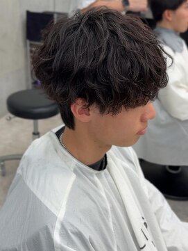 リップス 立川(LIPPS) 【リアルお客様style】シャドーパーマ　マッシュスタイル