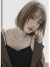 【新規】艶髪ケアカラー＋カット＋システムトリートメント　￥8300