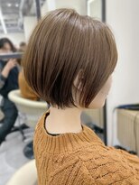 ロンドプロフィール 浦和(Lond profil)&nbsp;大人可愛い20代30代40代黒髪前下がりショートボブ丸みショート◎