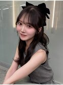 博多/顔周りカット/前髪カット/ヘアアレンジ