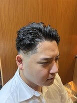 ヘアモード キクチ 銀座店&nbsp;銀座　理容室　フェードカット　七三スタイル