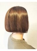 大人気切りっぱなしボブ